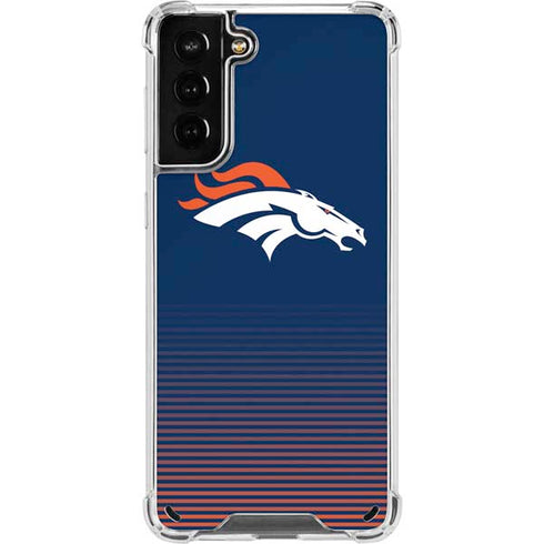 NFL Denver Broncos Breakaway Galaxy S21 Plus 5G Clear Case