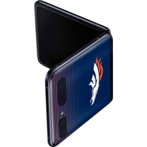 NFL Denver Broncos Breakaway Galaxy Z Flip Skin