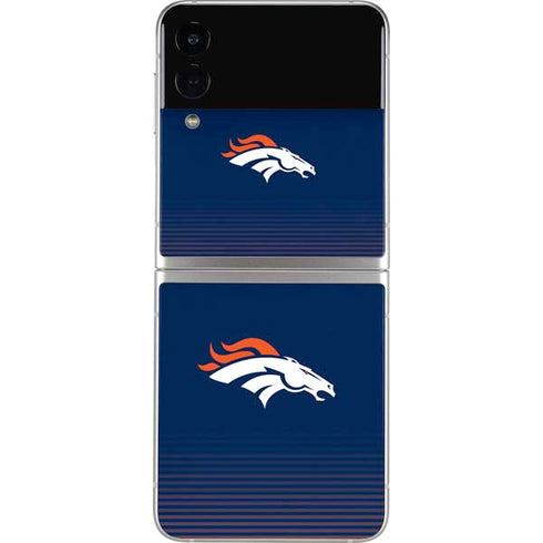 NFL Denver Broncos Breakaway Galaxy Z Flip3 5G Skin