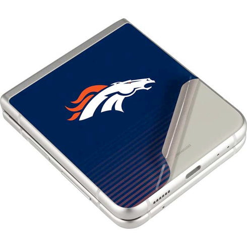 NFL Denver Broncos Breakaway Galaxy Z Flip3 5G Skin