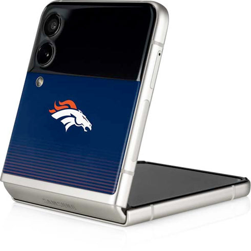 NFL Denver Broncos Breakaway Galaxy Z Flip4 5G Skin