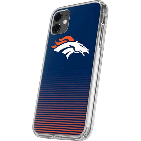 NFL Denver Broncos Breakaway iPhone 11 Clear Case