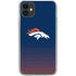 NFL Denver Broncos Breakaway iPhone 11 Clear Case