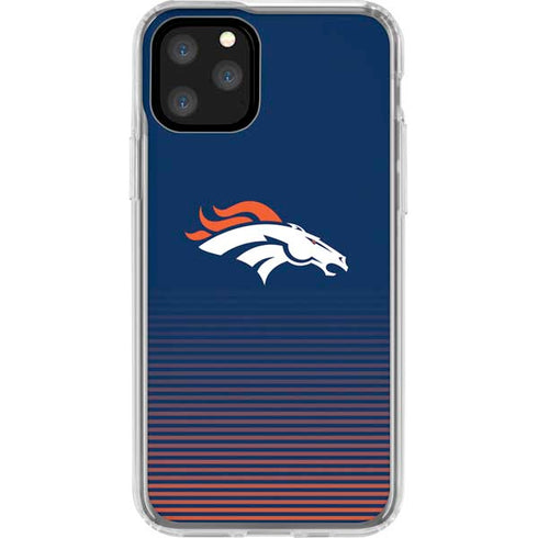 NFL Denver Broncos Breakaway iPhone 11 Pro Clear Case