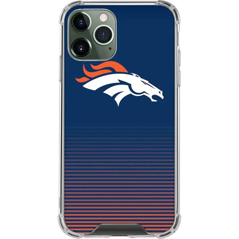 NFL Denver Broncos Breakaway iPhone 11 Pro Max Clear Case