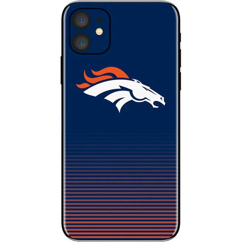 NFL Denver Broncos Breakaway iPhone 11 Skin