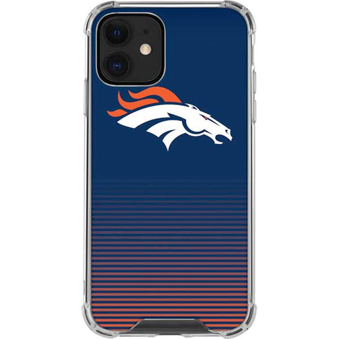 NFL Denver Broncos Breakaway iPhone 12 Mini Clear Case