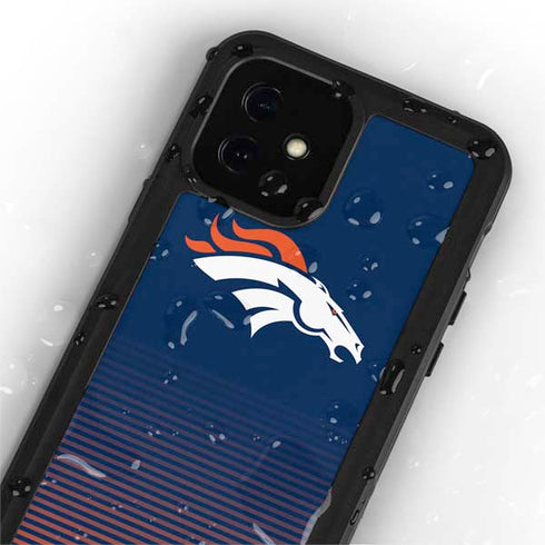 NFL Denver Broncos Breakaway iPhone 12 Mini Waterproof Case