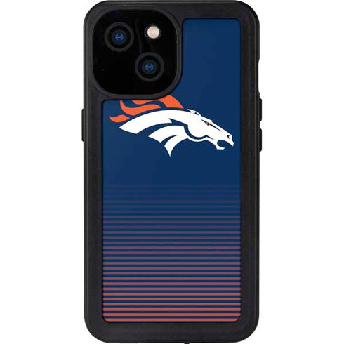 NFL Denver Broncos Breakaway iPhone 13 Mini Waterproof Case