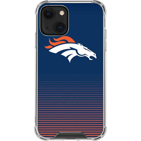 NFL Denver Broncos Breakaway iPhone 14 Plus Clear Case