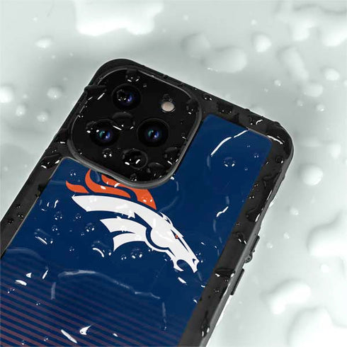 NFL Denver Broncos Breakaway iPhone 14 Pro Max Waterproof Case