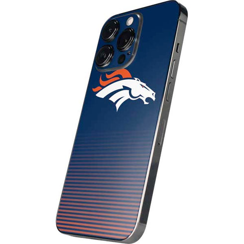NFL Denver Broncos Breakaway iPhone 14 Pro Skin