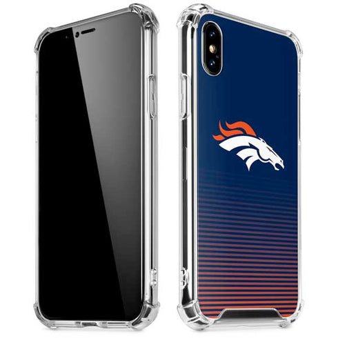 NFL Denver Broncos Breakaway iPhone XS Max Clear Case