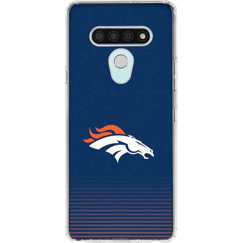 NFL Denver Broncos Breakaway LG Stylo 6 Clear Case