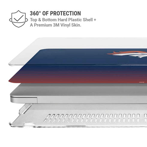 NFL Denver Broncos Breakaway MacBook Air 13in M1 (2021) Case plus Skin