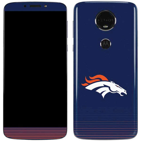 NFL Denver Broncos Breakaway Moto E5 Plus Skin