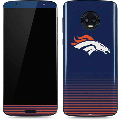 NFL Denver Broncos Breakaway Moto G6 Skin