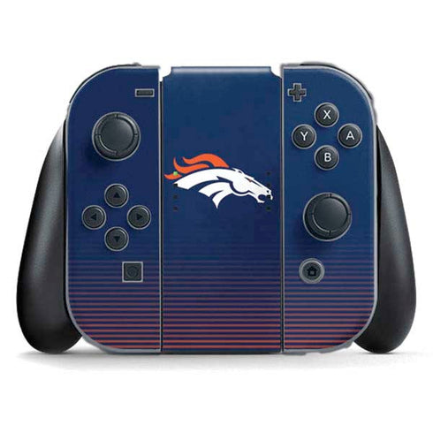 NFL Denver Broncos Breakaway Nintendo Switch (2017-2021) Joy-Con Controller Skin
