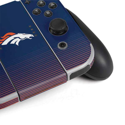NFL Denver Broncos Breakaway Nintendo Switch OLED (2021) Skin