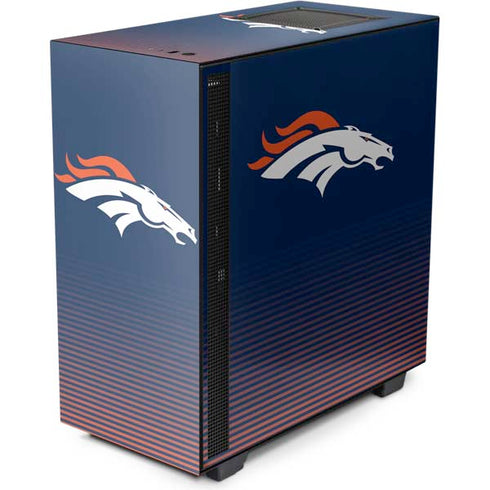 NFL Denver Broncos Breakaway NZXT H510 Compact ATX Mid-Tower Case Skin