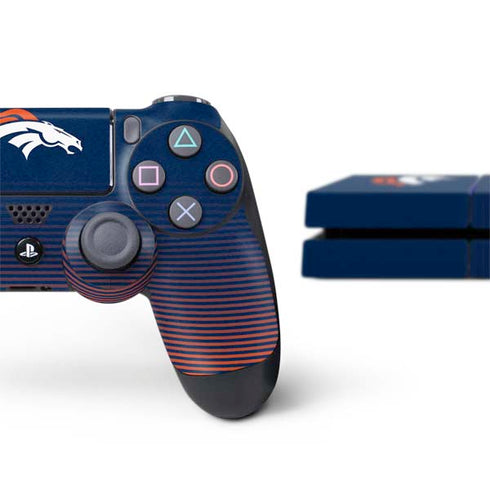 NFL Denver Broncos Breakaway PS4 Console and Controller Bundle Skin