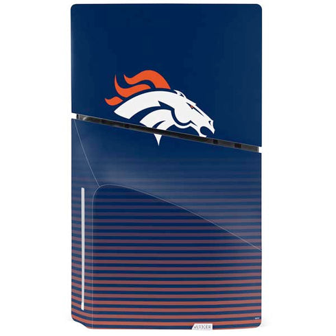 NFL Denver Broncos Breakaway PS5 Slim Disk Console Skin
