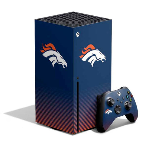 NFL Denver Broncos Breakaway Xbox Series X Bundle Skin