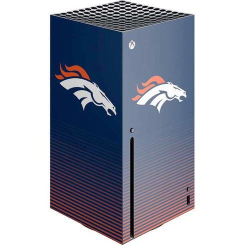 NFL Denver Broncos Breakaway Xbox Series X Console Skin