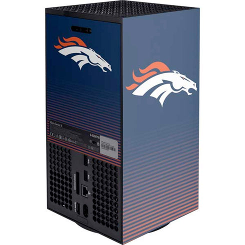 NFL Denver Broncos Breakaway Xbox Series X Console Skin