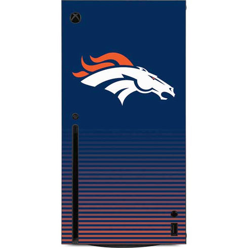 NFL Denver Broncos Breakaway Xbox Series X Console Skin