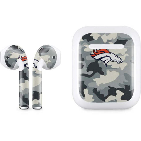 NFL Denver Broncos Camo Apple AirPods Skin