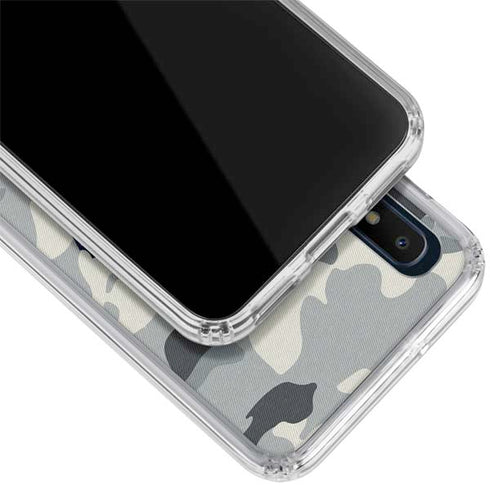 NFL Denver Broncos Camo Galaxy A10e Clear Case