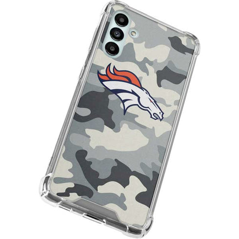 NFL Denver Broncos Camo Galaxy A13 5G Clear Case
