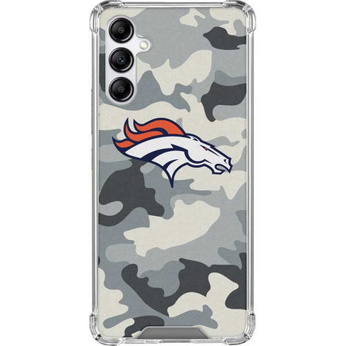 NFL Denver Broncos Camo Galaxy A14 5G Clear Case