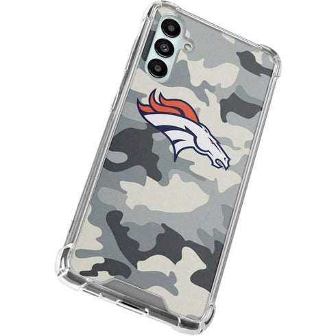 NFL Denver Broncos Camo Galaxy A14 5G Clear Case