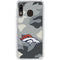 NFL Denver Broncos Camo Galaxy A20 Clear Case