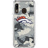 NFL Denver Broncos Camo Galaxy A30 Clear Case
