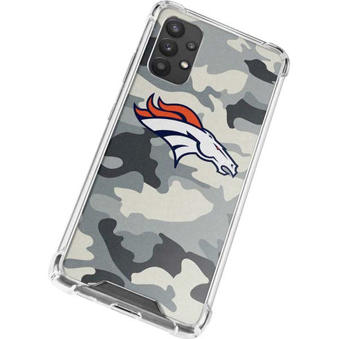 NFL Denver Broncos Camo Galaxy A32 5G Clear Case