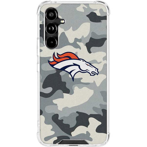 NFL Denver Broncos Camo Galaxy A54 5G Clear Case