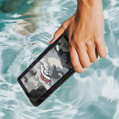 NFL Denver Broncos Camo Galaxy Note 10 Waterproof Case