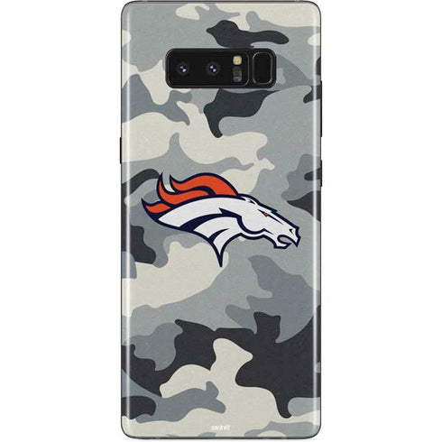 NFL Denver Broncos Camo Galaxy Note 8 Skin