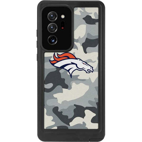 NFL Denver Broncos Camo Galaxy Note20 Ultra 5G Waterproof Case