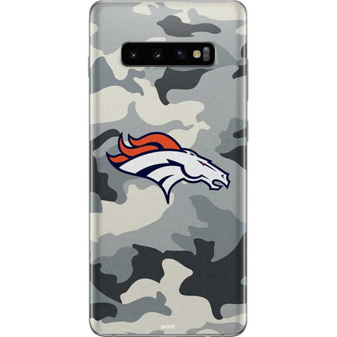 NFL Denver Broncos Camo Galaxy S10 Plus Skin