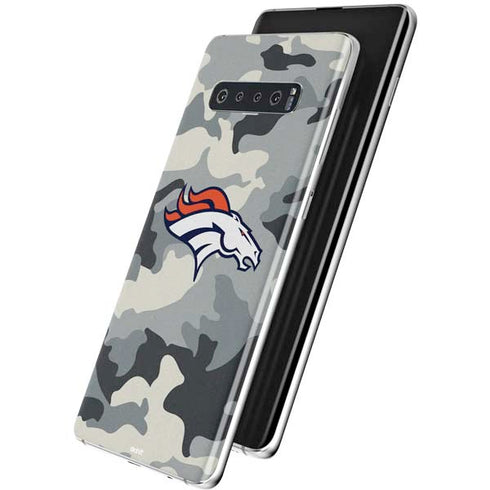 NFL Denver Broncos Camo Galaxy S10 Plus Skin