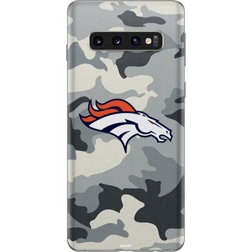 NFL Denver Broncos Camo Galaxy S10 Skin
