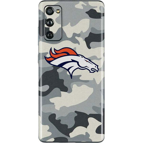 NFL Denver Broncos Camo Galaxy S20 Fan Edition Skin