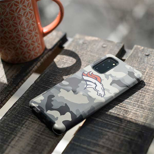 NFL Denver Broncos Camo Galaxy S20 Plus Pro Case