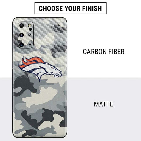 NFL Denver Broncos Camo Galaxy S20 Plus Skin