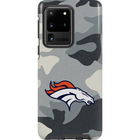 NFL Denver Broncos Camo Galaxy S20 Ultra 5G Pro Case