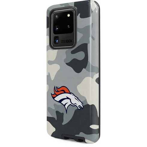 NFL Denver Broncos Camo Galaxy S20 Ultra 5G Pro Case